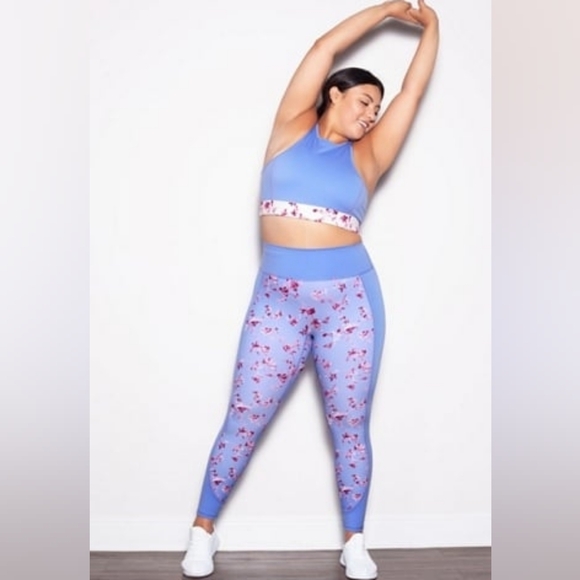 Fabletics Blue Floral Leggings - Picture 9 of 16
